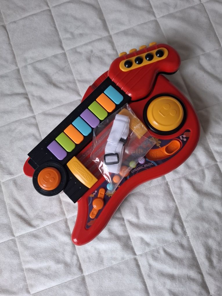 Interaktywna zabawkowa gitara dla dzieci