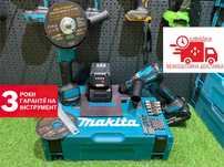 Акумуляторний Набір 2в1 Makita 36V8A Болгарка DGA504 Шуруповерт DHP485