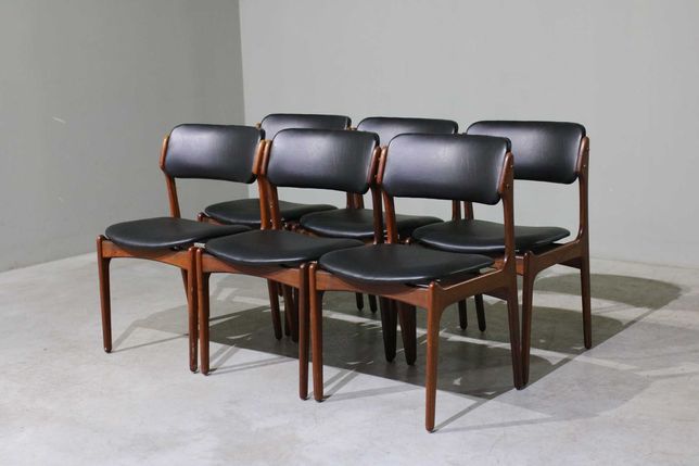 Cadeiras Erik Buch modelo OD49 em pau santo | Danish Design