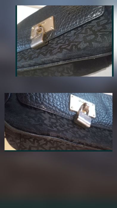 Сумка-клатч Шкіряно-текстильна DKNY б.у