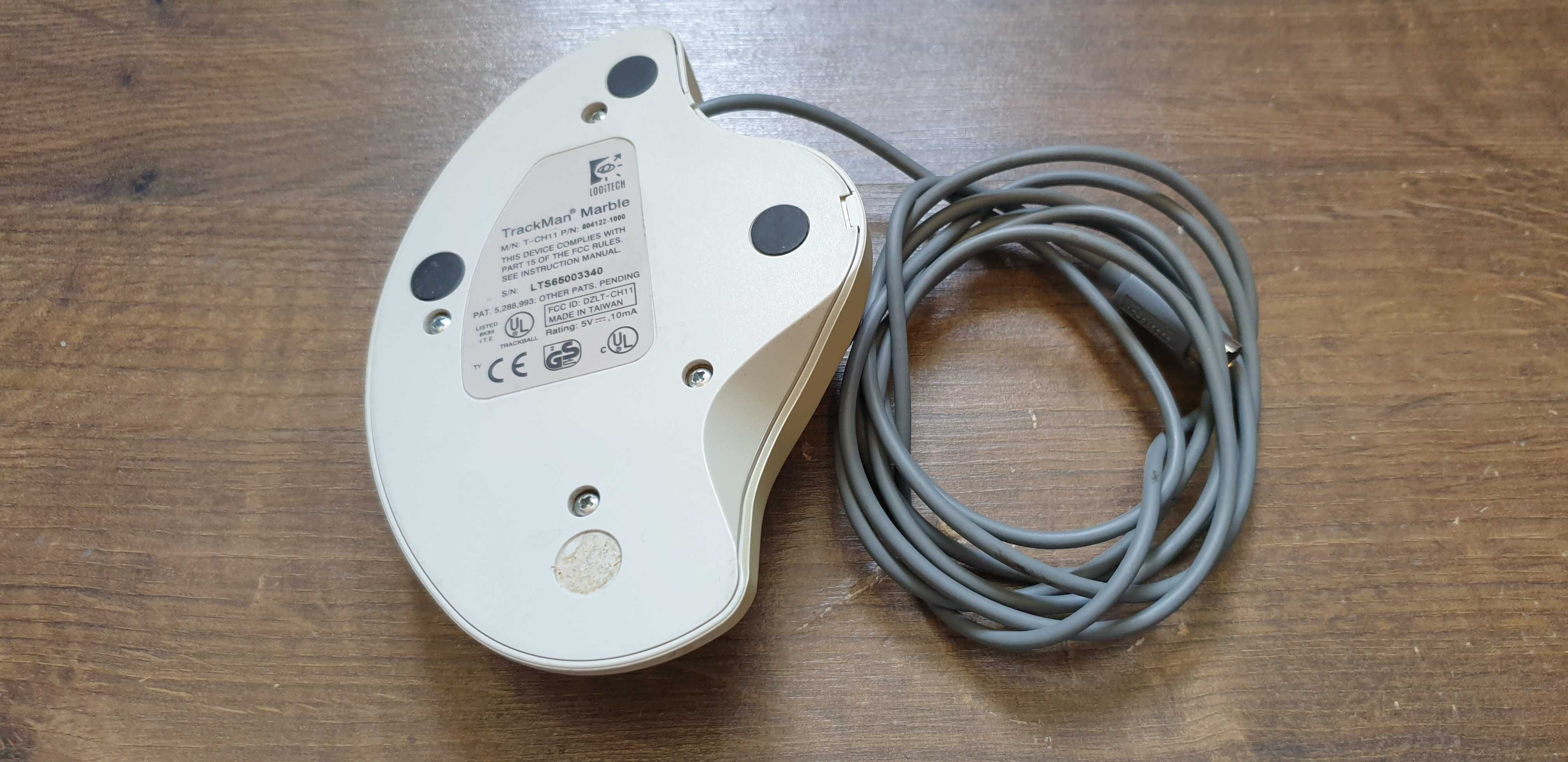 Logitech TrackMan Marble, mysz retro