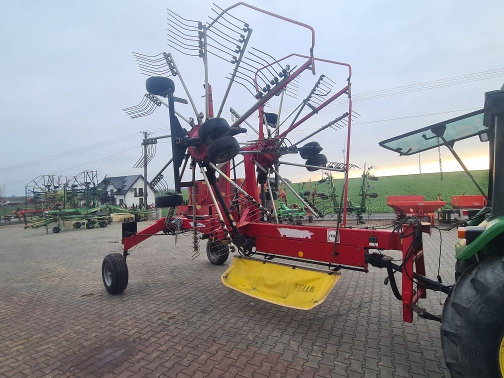 Zgrabiarka dwukaruzelowa Fella TS 880 krone/claas/vicon