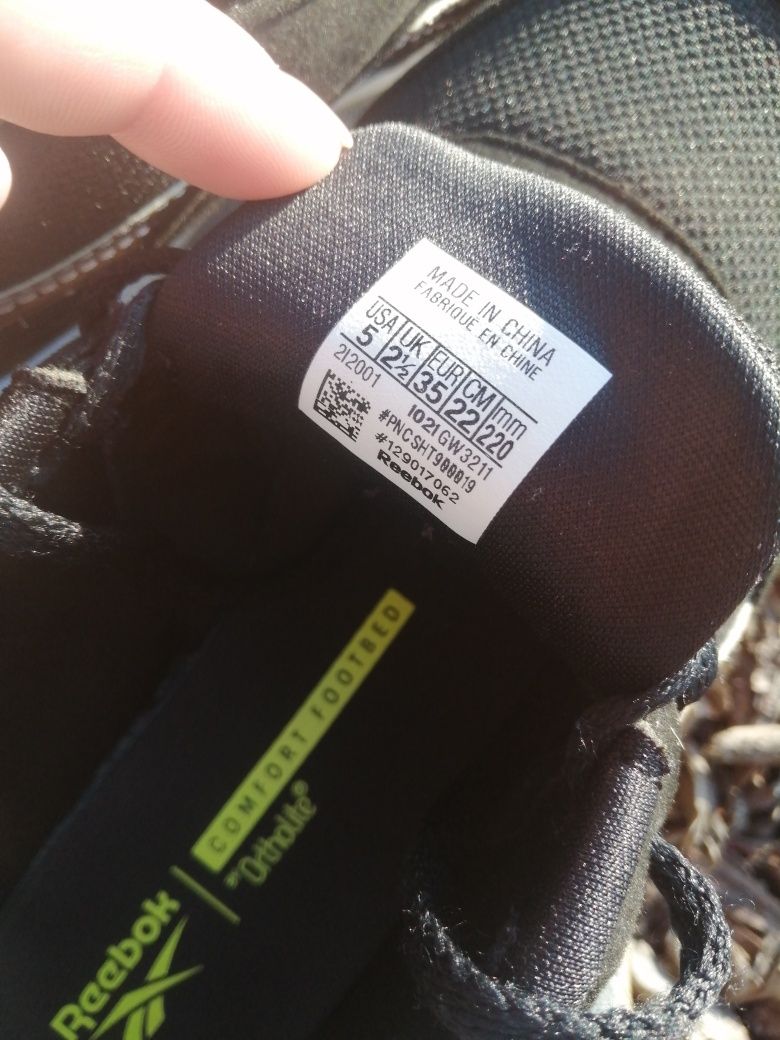 Sapatilhas da Reebok pretas