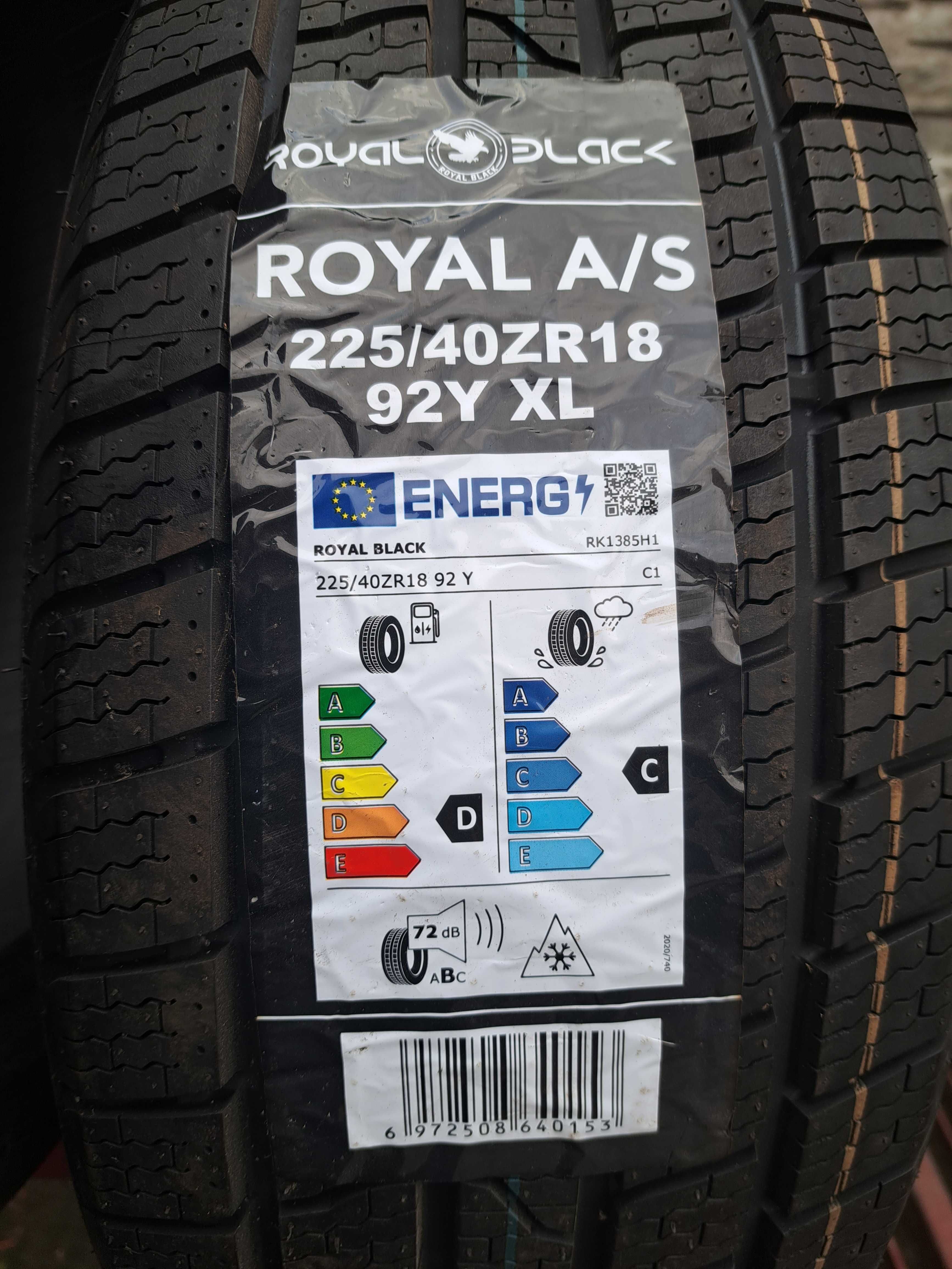 Opony NOWE wielosezonowe 225/40 R18 Royal Black Montaż Gratis ! ! !