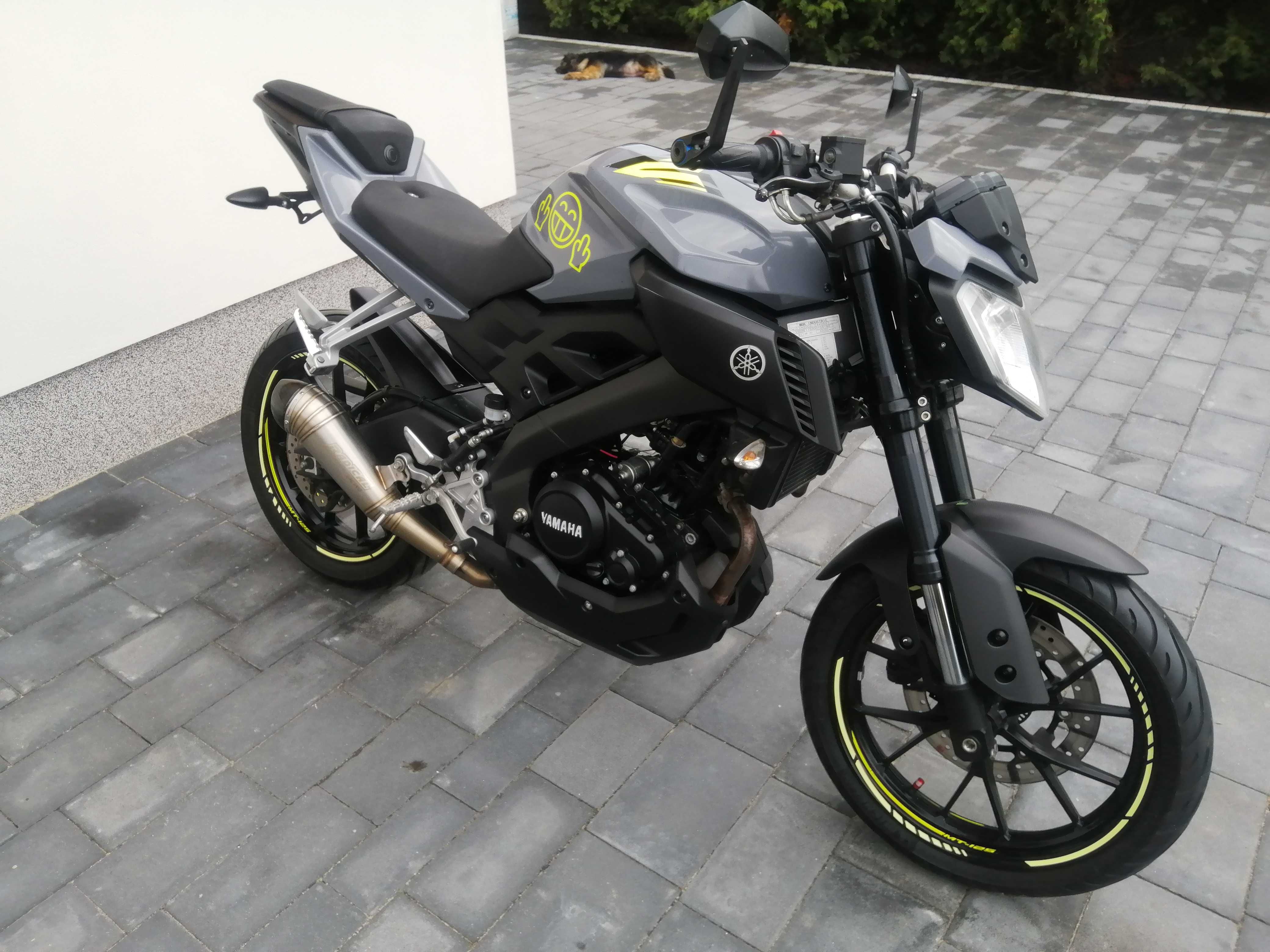 yamaha mt 125 z Niemiec Wydech Ridical