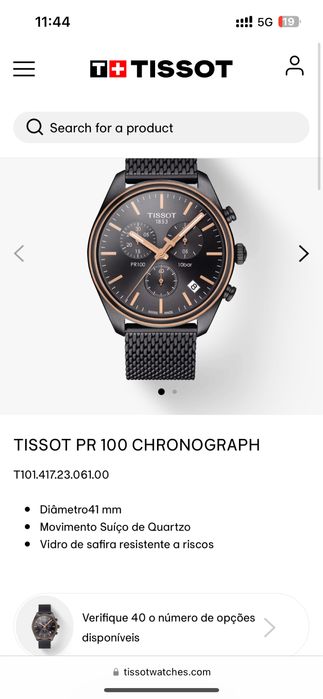 Relogio Tissot PR100 Chronograph