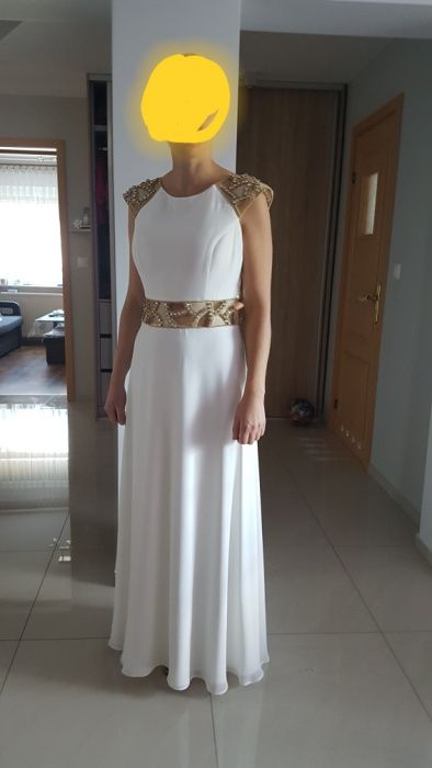 Sukienka elegancka. Może być ślubna