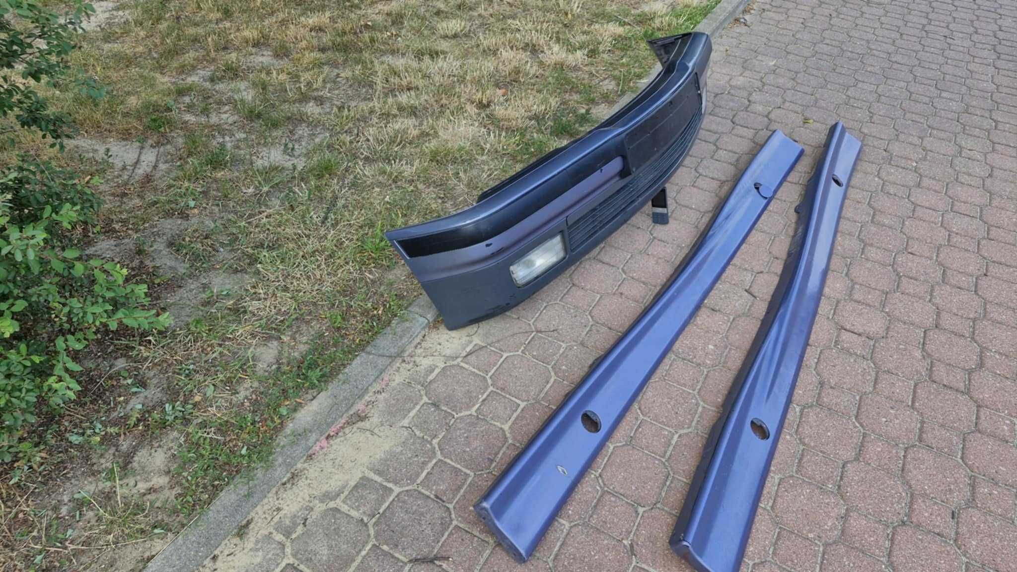 Sprzedam przedni zderzak BMW e36+ nakladki progowe m pakiet