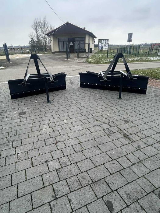 Pług do śniegu do traktora/ Spych śnieżny Obracany 360 MASYWNY/ Guma