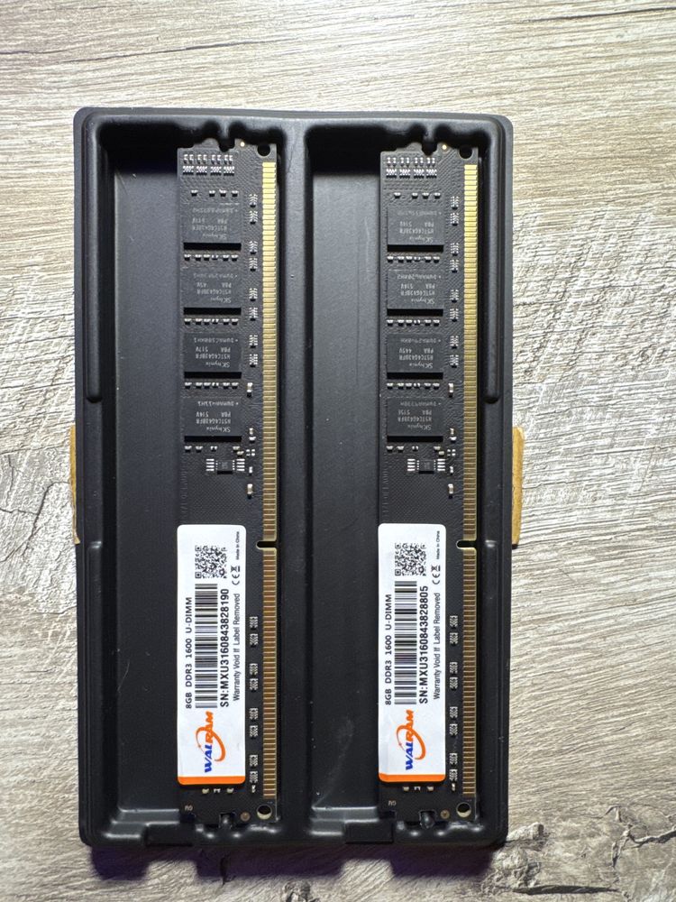 Оперативная память (озу) ddr3 16 gb.