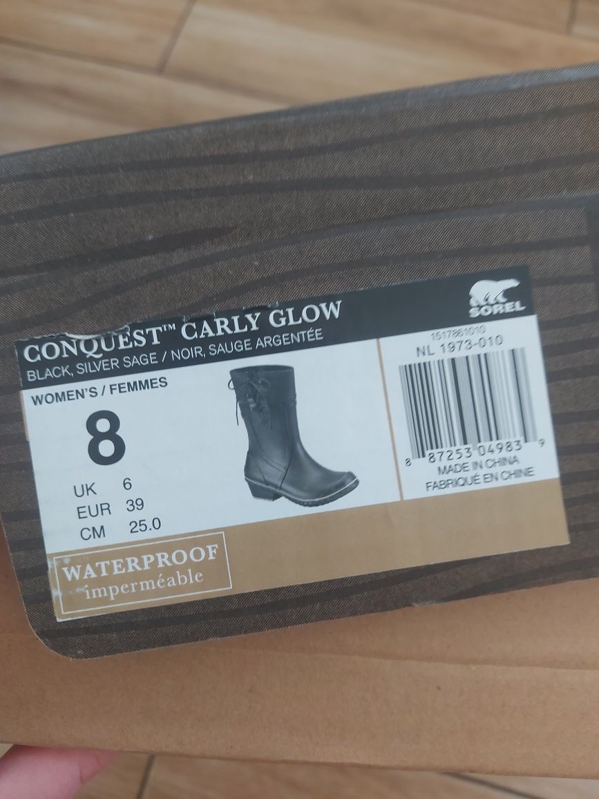 Kalosze Sorel czarne 39