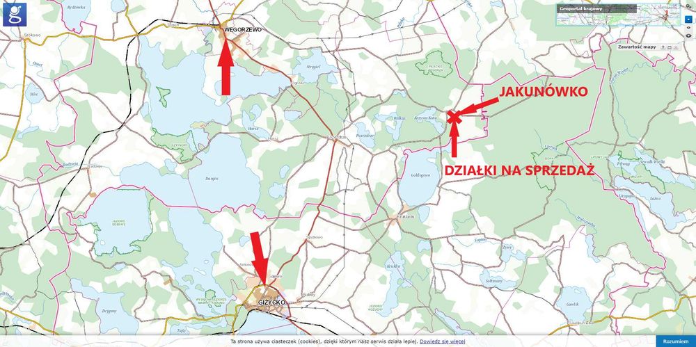 Działka Rekreacyjna- Mazury-Pozezdrze-