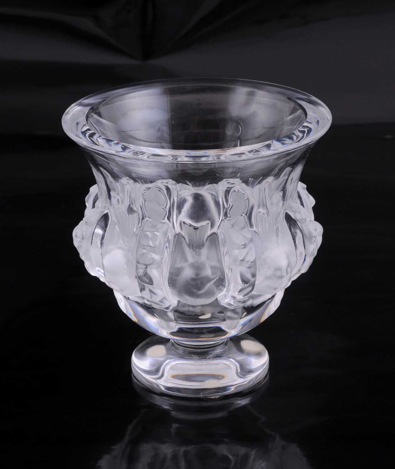 WAZON LALIQUE DAMPIERRE kryształ FRANCJA sygnowany proj. 1948 unikat