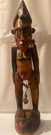 Afrykańska stara Rzeźba drewno