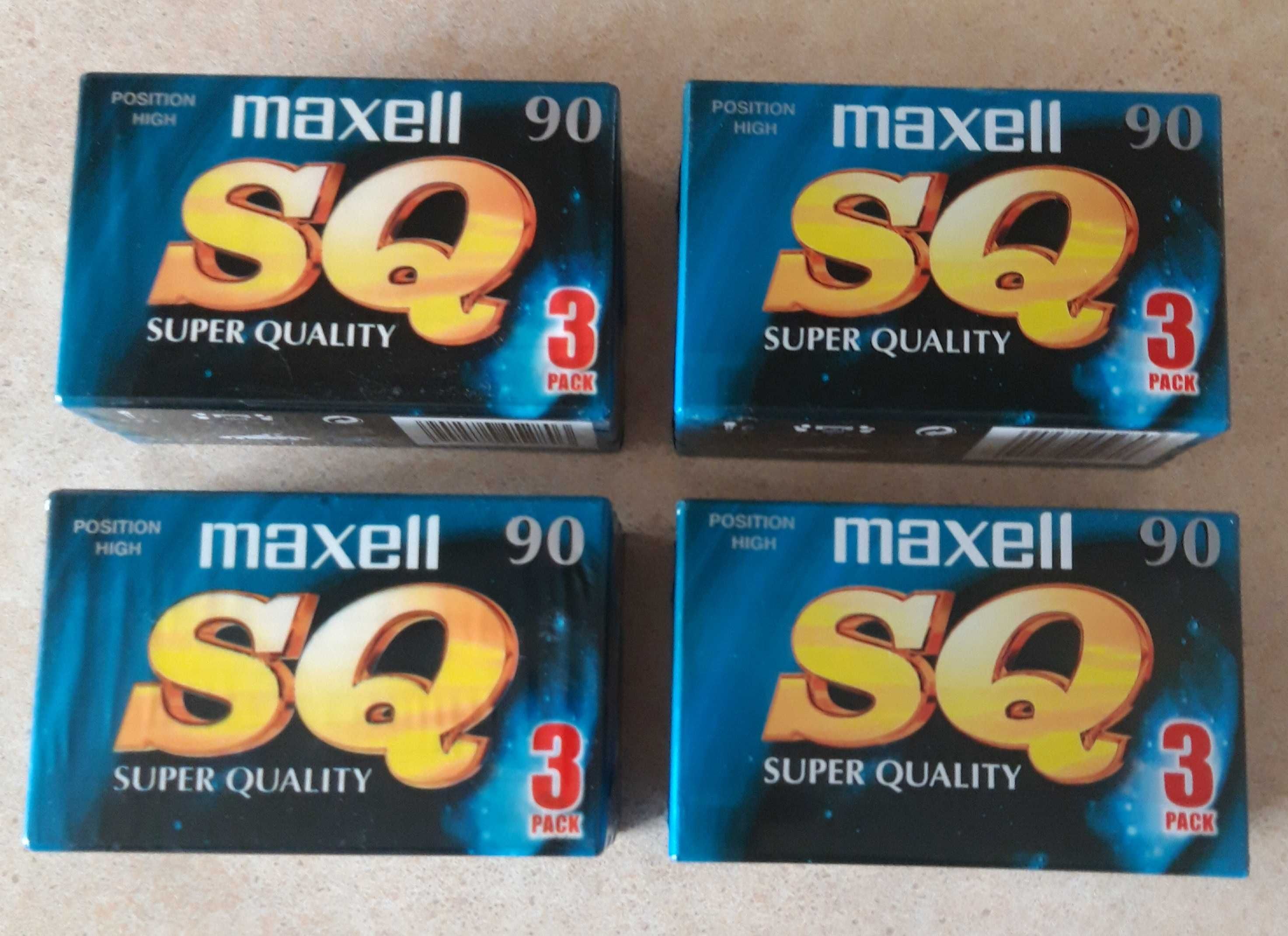 3-pack Kasety magnetofonowe Maxell SQ 90 min