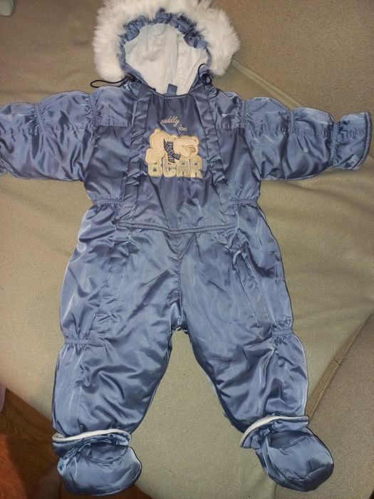 Комбінезон конверт дитячий зимовий шапочка в подарунок