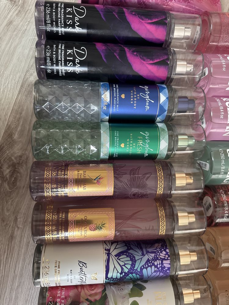 nowe mgiełki bath and body works i victorias secret pink