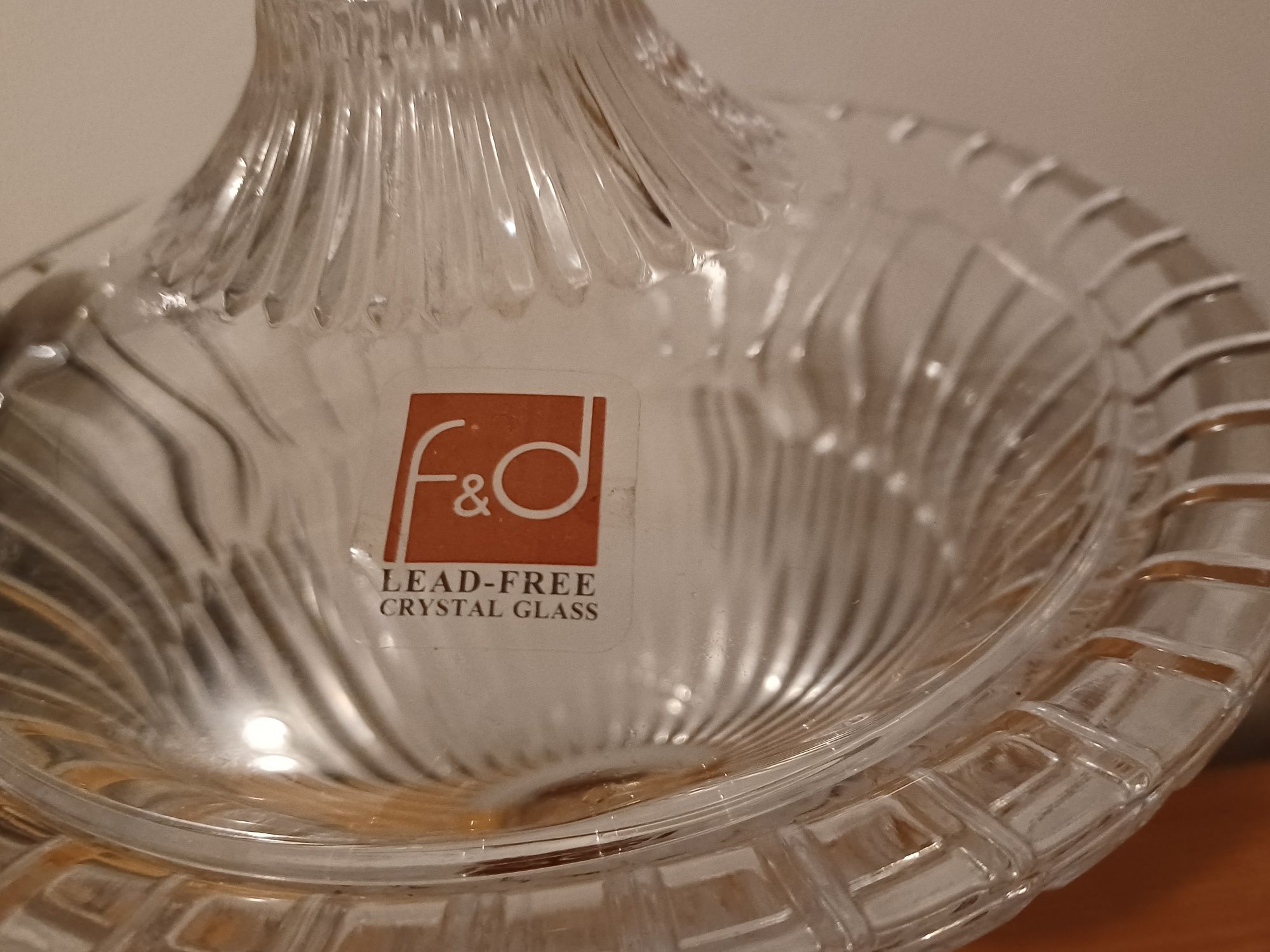 Taça com tampa cristal