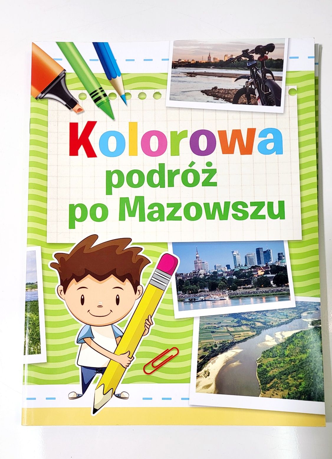 Kolorowa podróż po Mazowszu kolorowanka edukacyjna