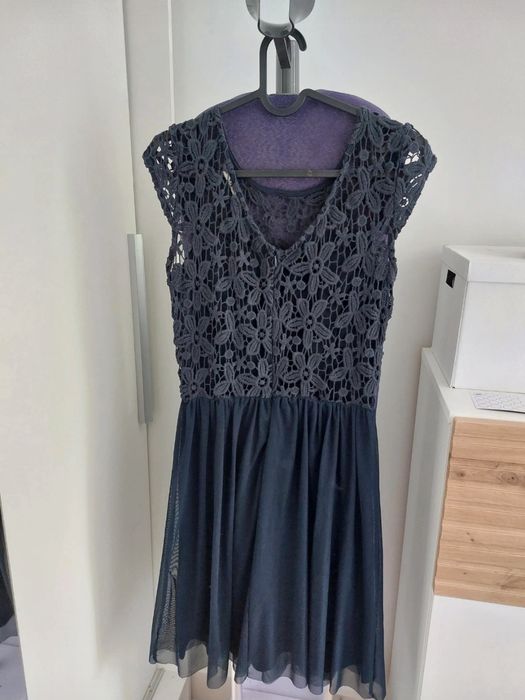 Granatowa sukienka Only 34