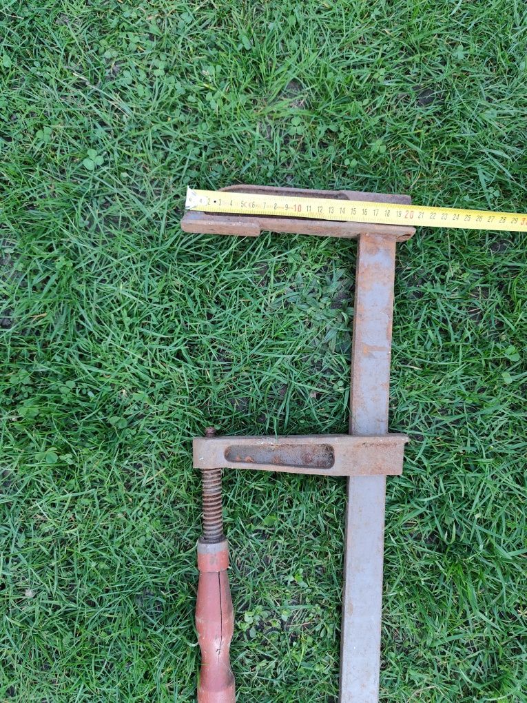 Stary długi ścisk stolarski 90cm