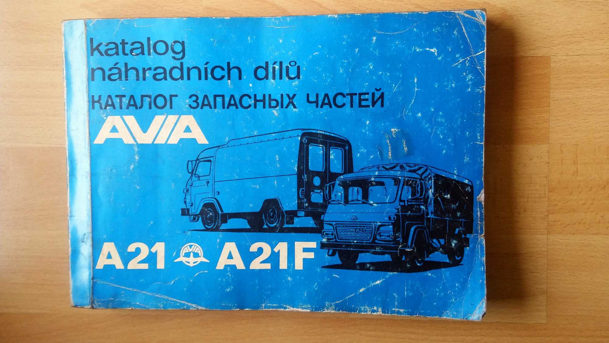 AVIA A21, A21F katalog części zamiennych