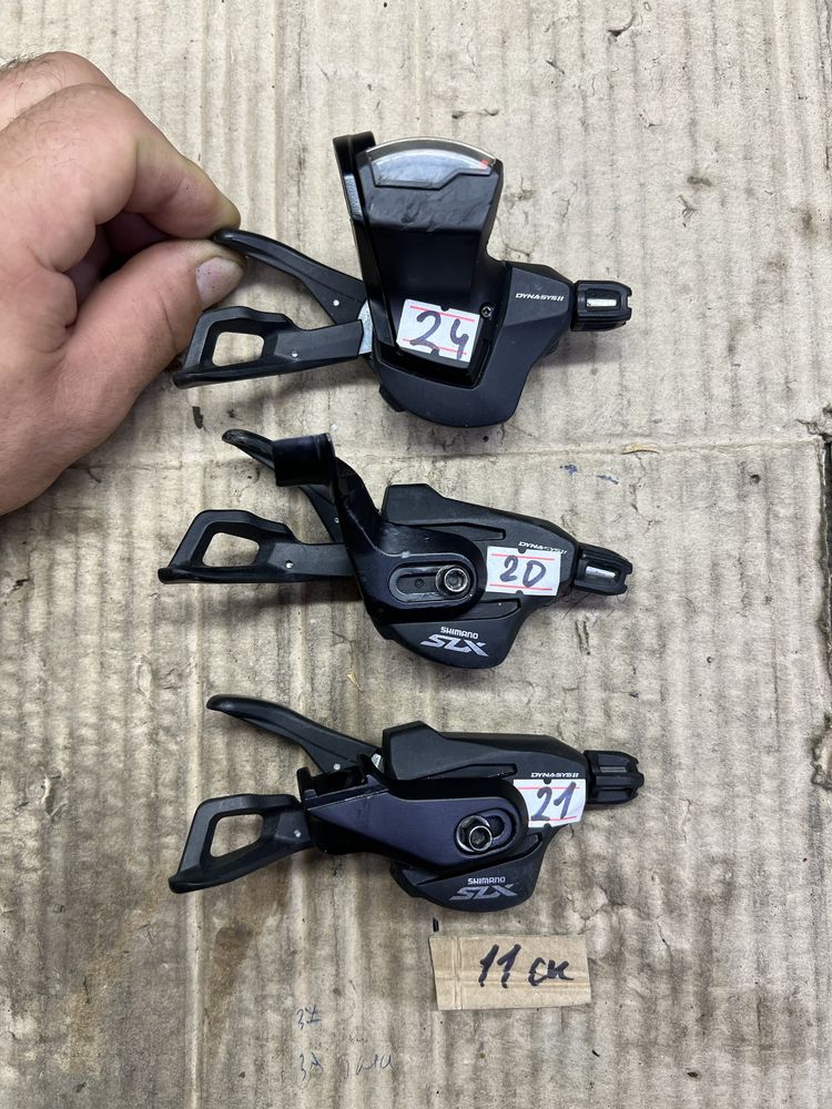 Перемикачі/переключатели/манетки Shimano/Acera/Alivio/Deore/SLX/Xt