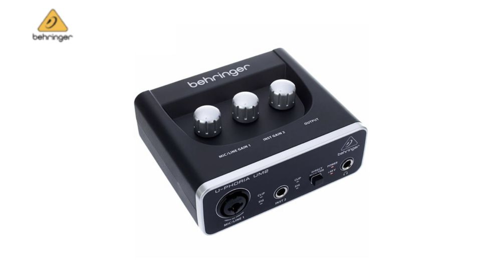 Interface de Áudio Behringer U-Phoria UM2