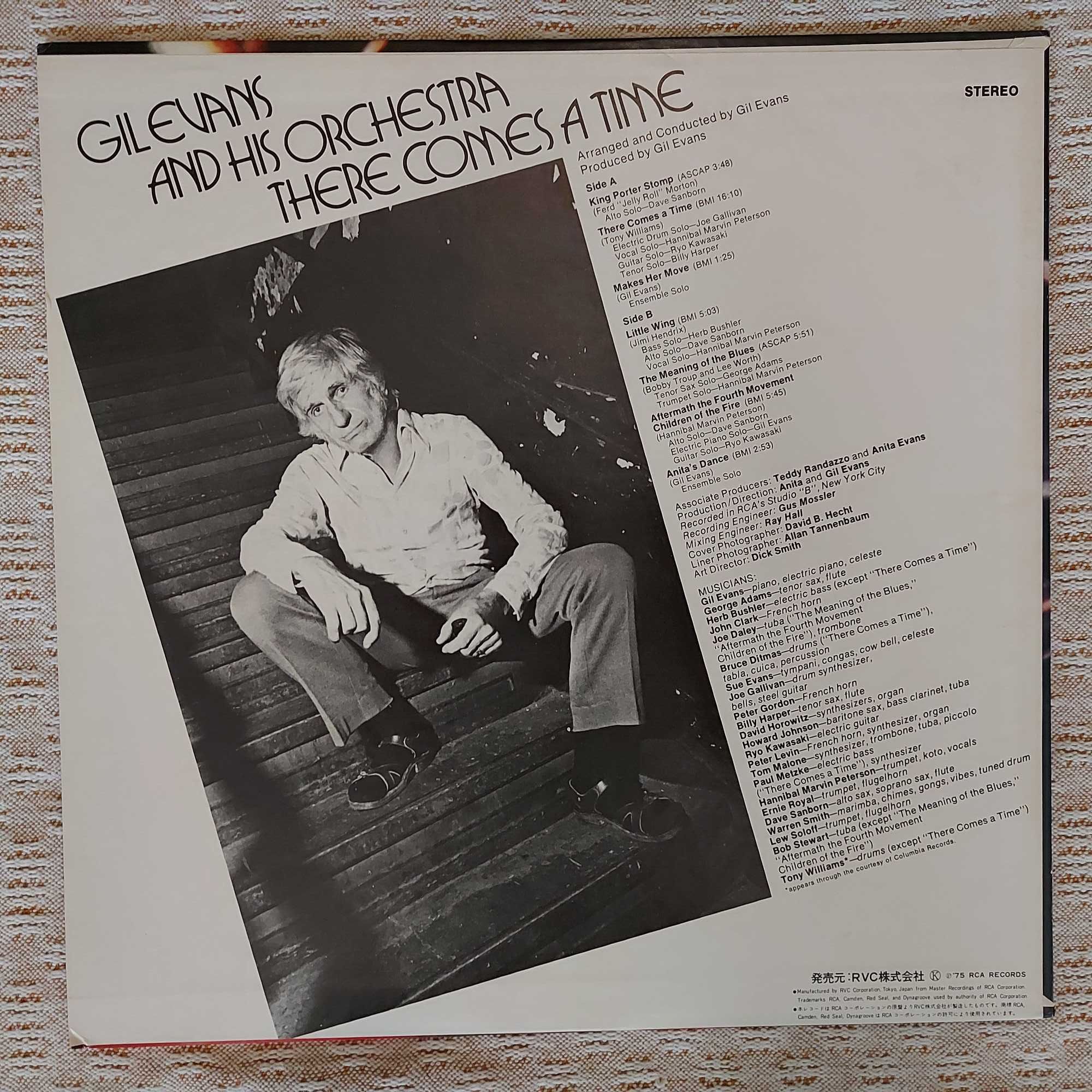 Gil Evans And His Orchestra There Comes A Time  1976 Japan (NM/EX+) PR