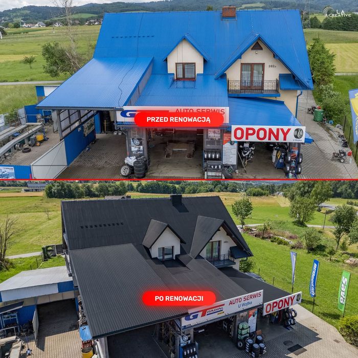 Malowanie dachów mycie dachów Malowanie dachówki mycie dachówki