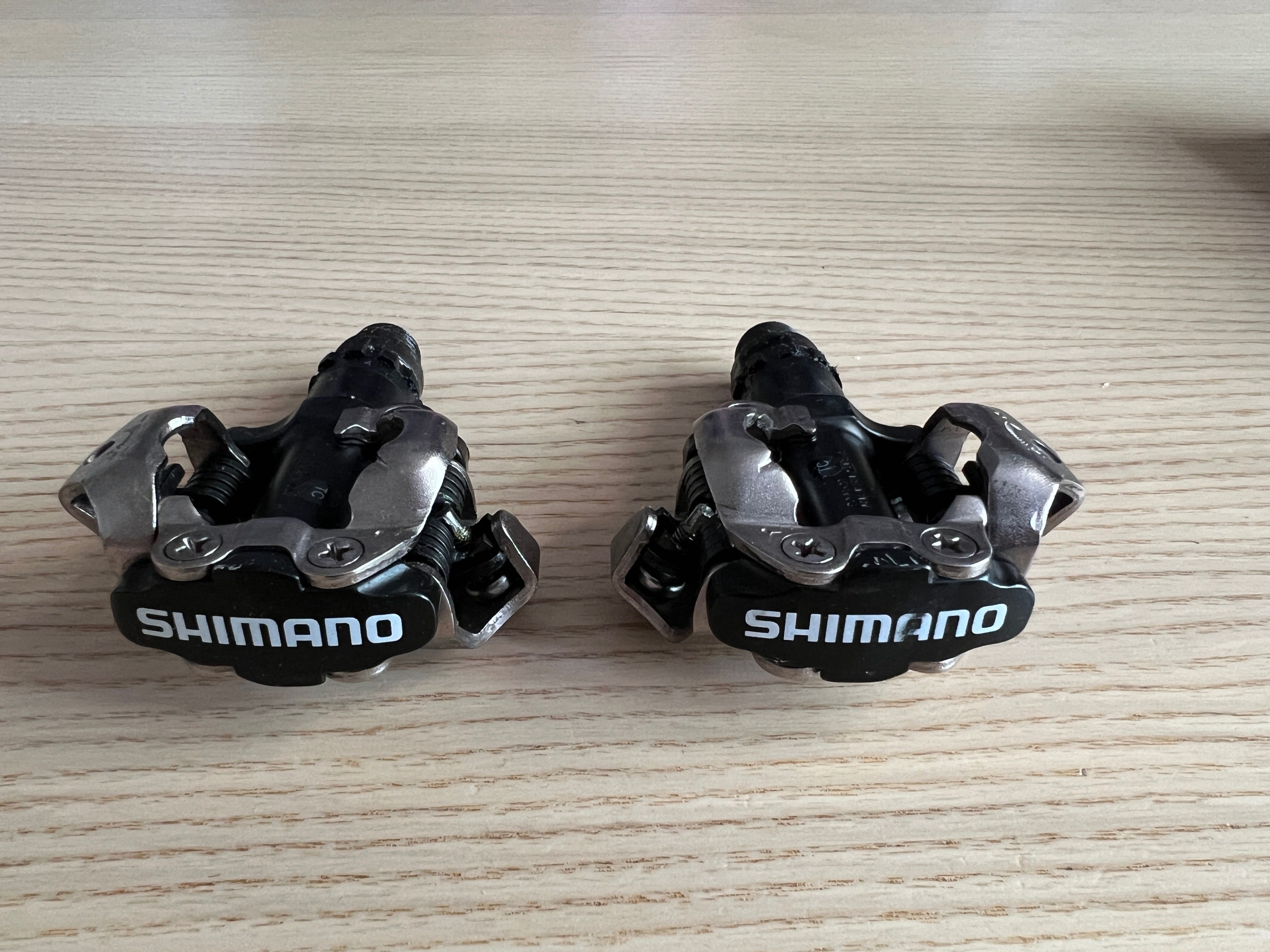 Pedały SPD Shimano PD-M520 - używane max 100 km - stand idealny