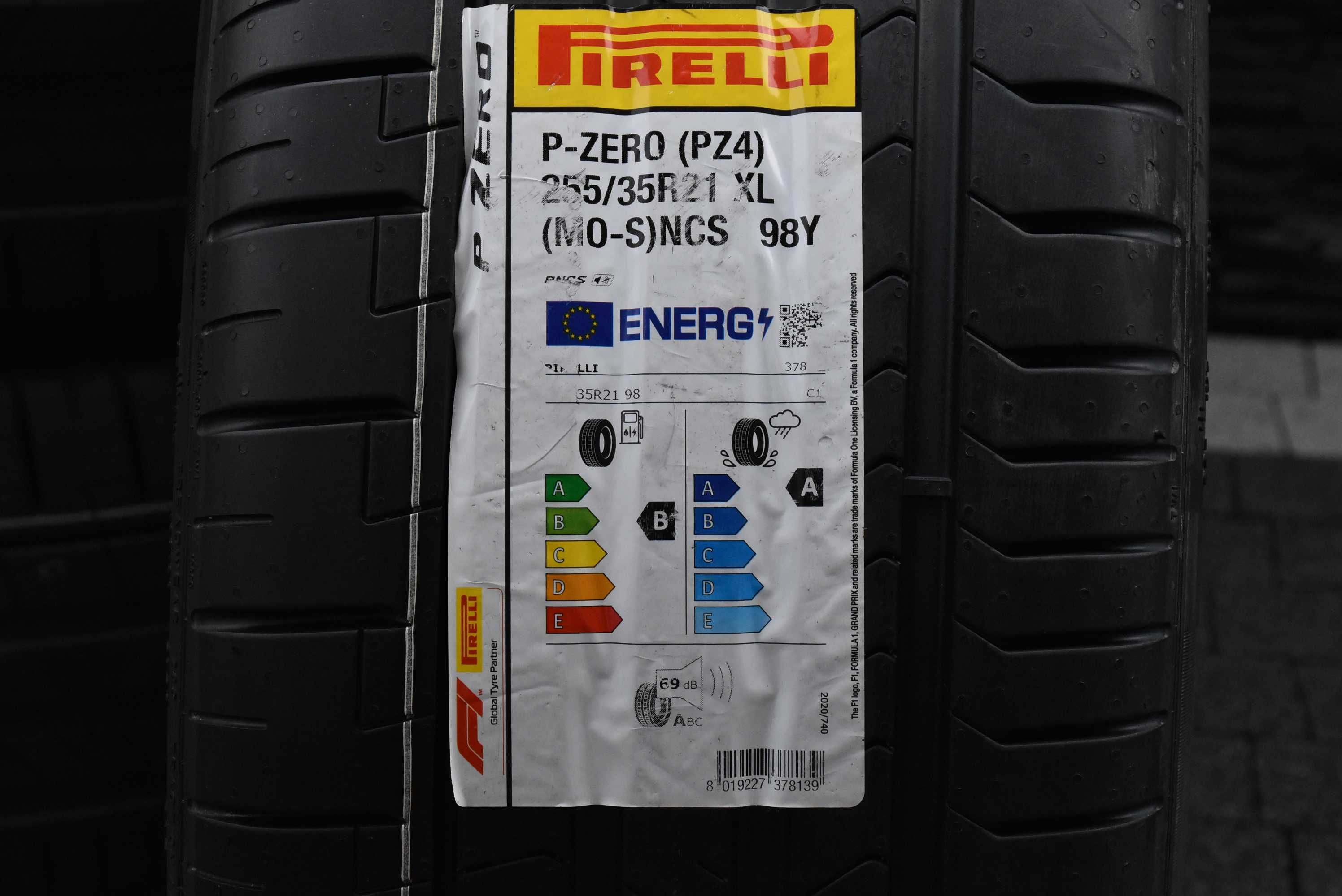 NOWE Pirelli 
P ZERO PZ4 S.C. XL FR PNCS AO/MO
255/35R21 98Y dot2024