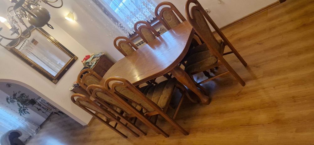 Meble 6 krzesel jadalnia