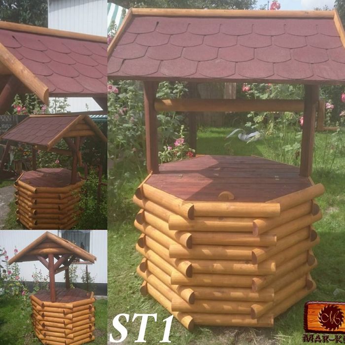 Zabudowa studni, dryny,