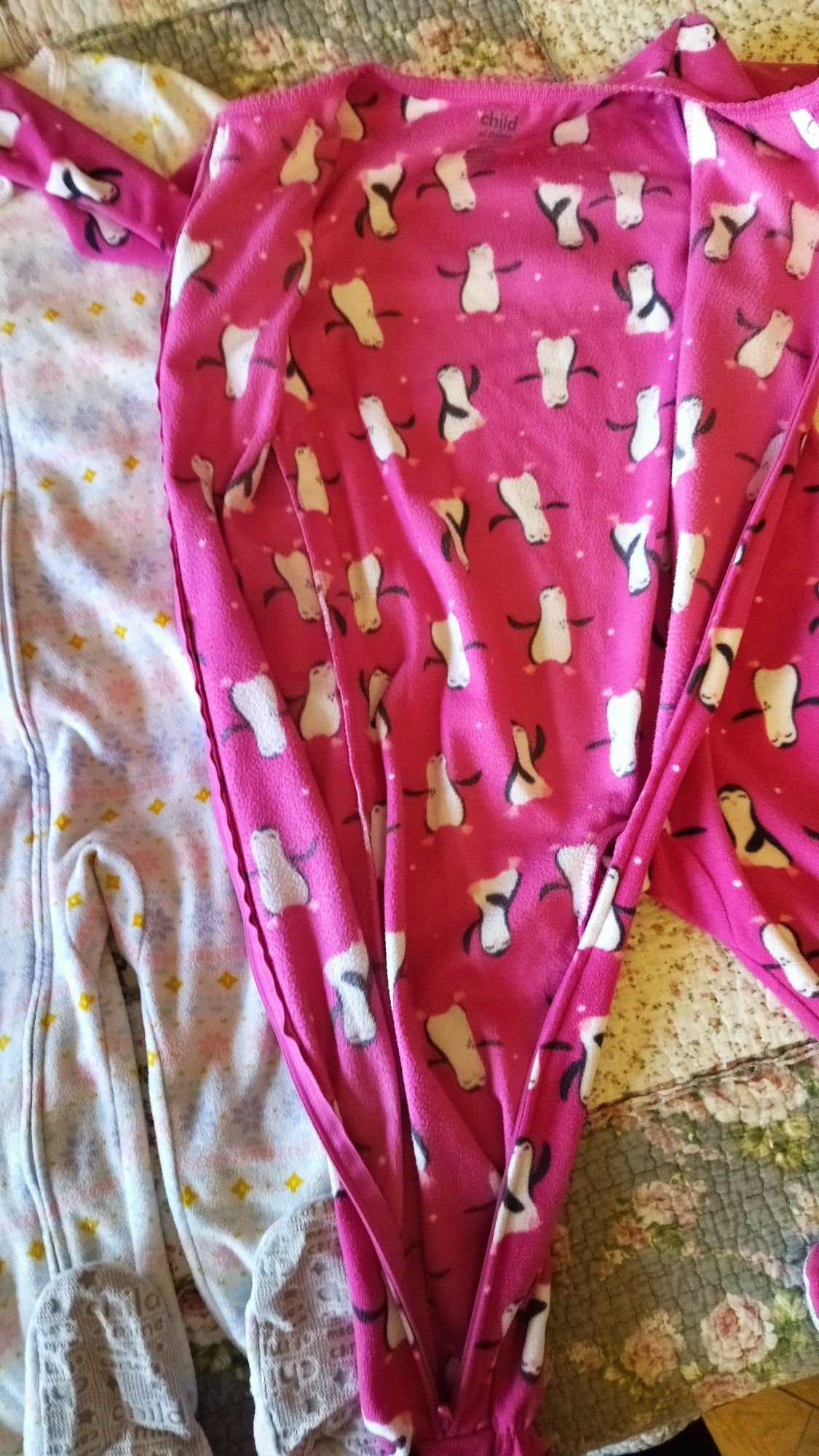 Комплект флисовых пижам carters 3t. Слип, человечек