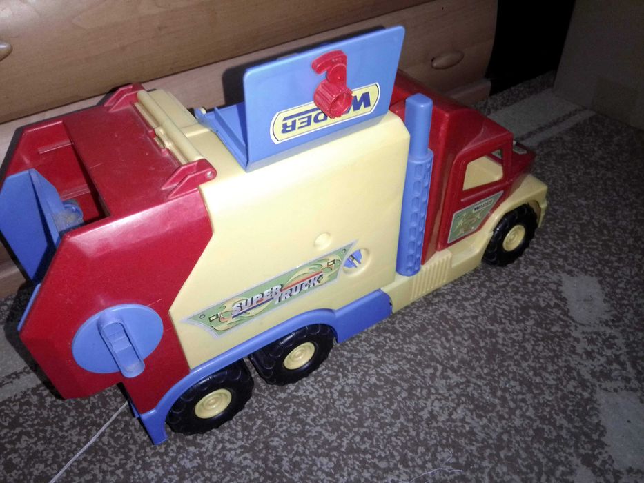 Великий дитячий сміттєвоз іграшка Wader игрушка мусоровоз б/у качество