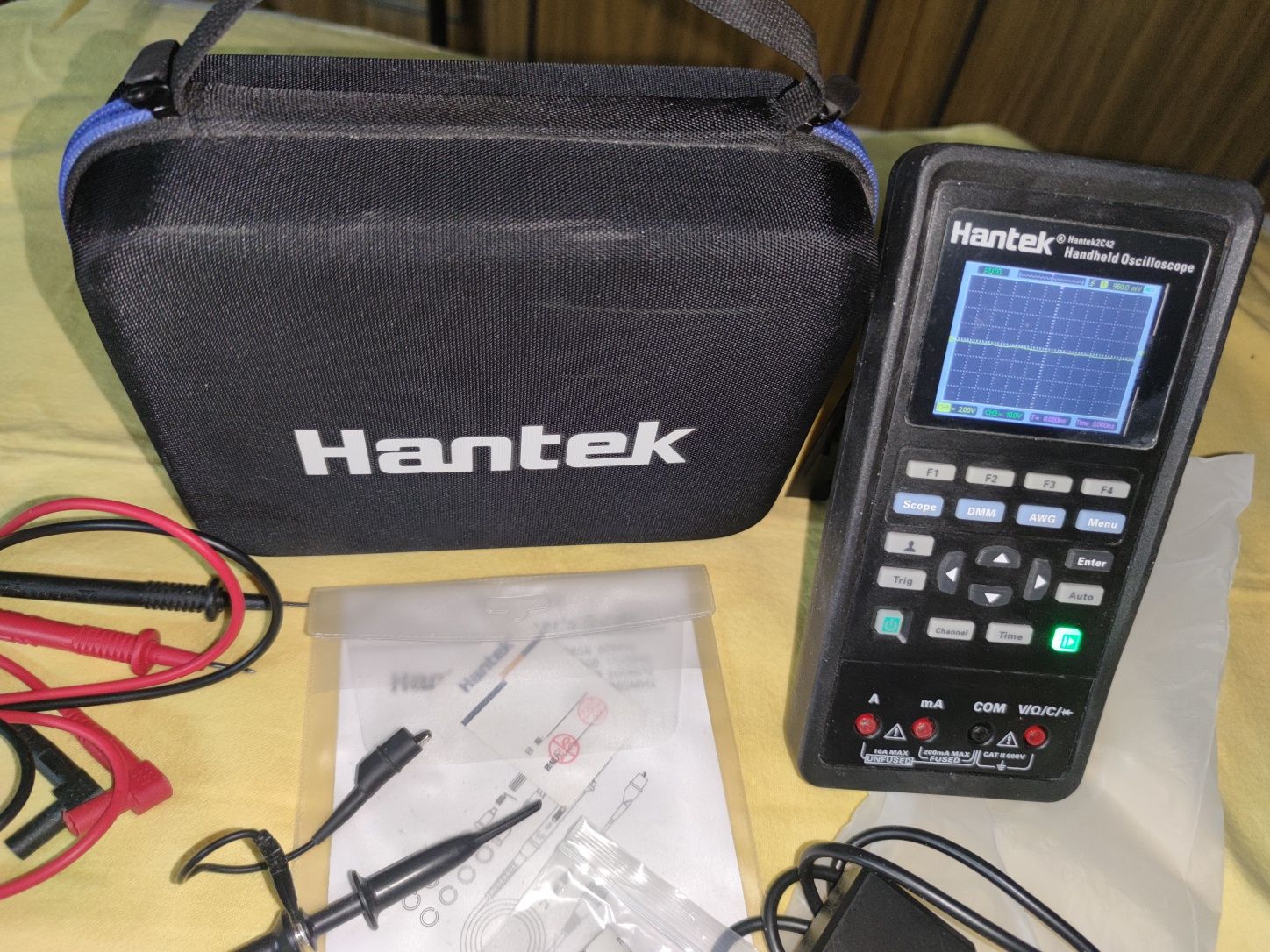 Hantek 2C42  осцилограф 3в1 2 канали 40МГц тестер мультиметр