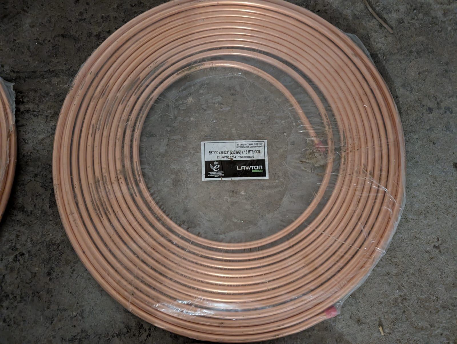 Rurka miedziana 3/8 x 0.032 x15 metrow