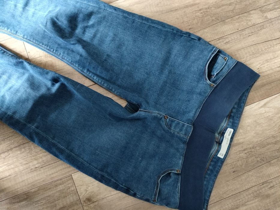 ASOS ciążowe spodnie jeansowe