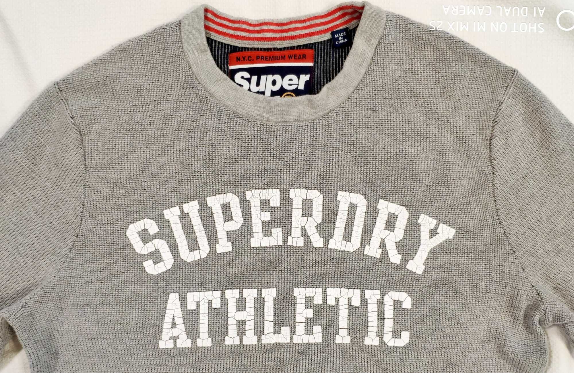 sweter # SUPERDRY Track Squad Crew # roz. M jak NOWY piękny