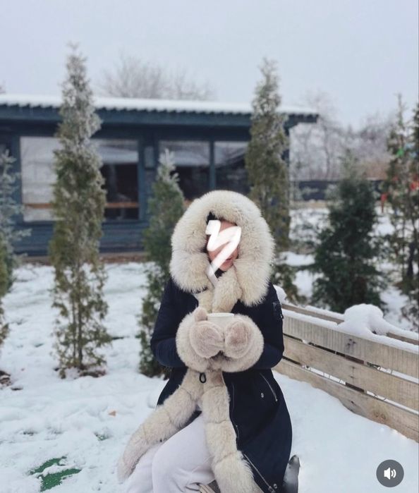 Зимова куртка з  натуральним хутром