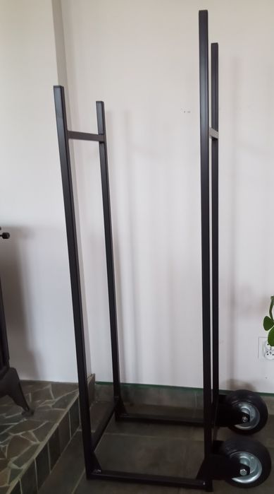 Stojak,wózek na drewno kominkowe