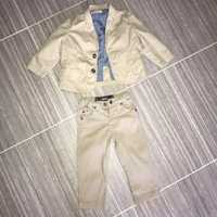 Брючки и пиджак на мальчика 12-18 месяцев