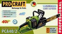 Суперціна! Акумуляторна пила Procraft Pca 40/2 без акб та зп