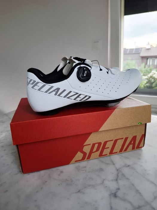 Buty Kolarskie Rowerowe Szosowe SPD Specialized Torch 41/42 Białe 26