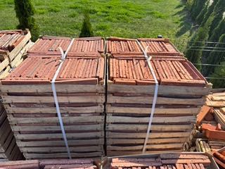 Płytki loft, cięte z lica starej cegły rozbiórkowej, Proste krawędzie.