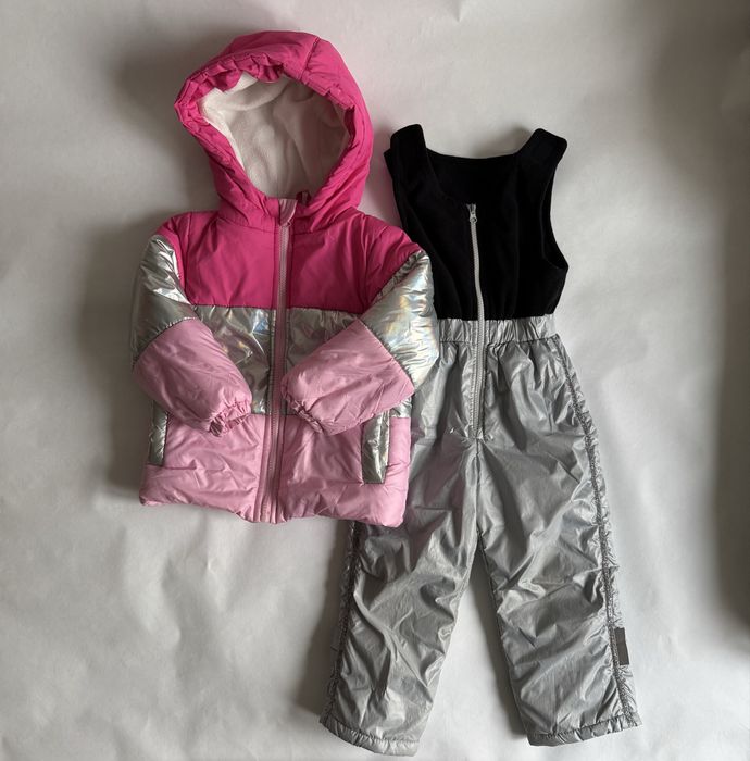 Зимова куртка, комбінезон і варіжки у ПОДАРУНОК 98-104 розмір