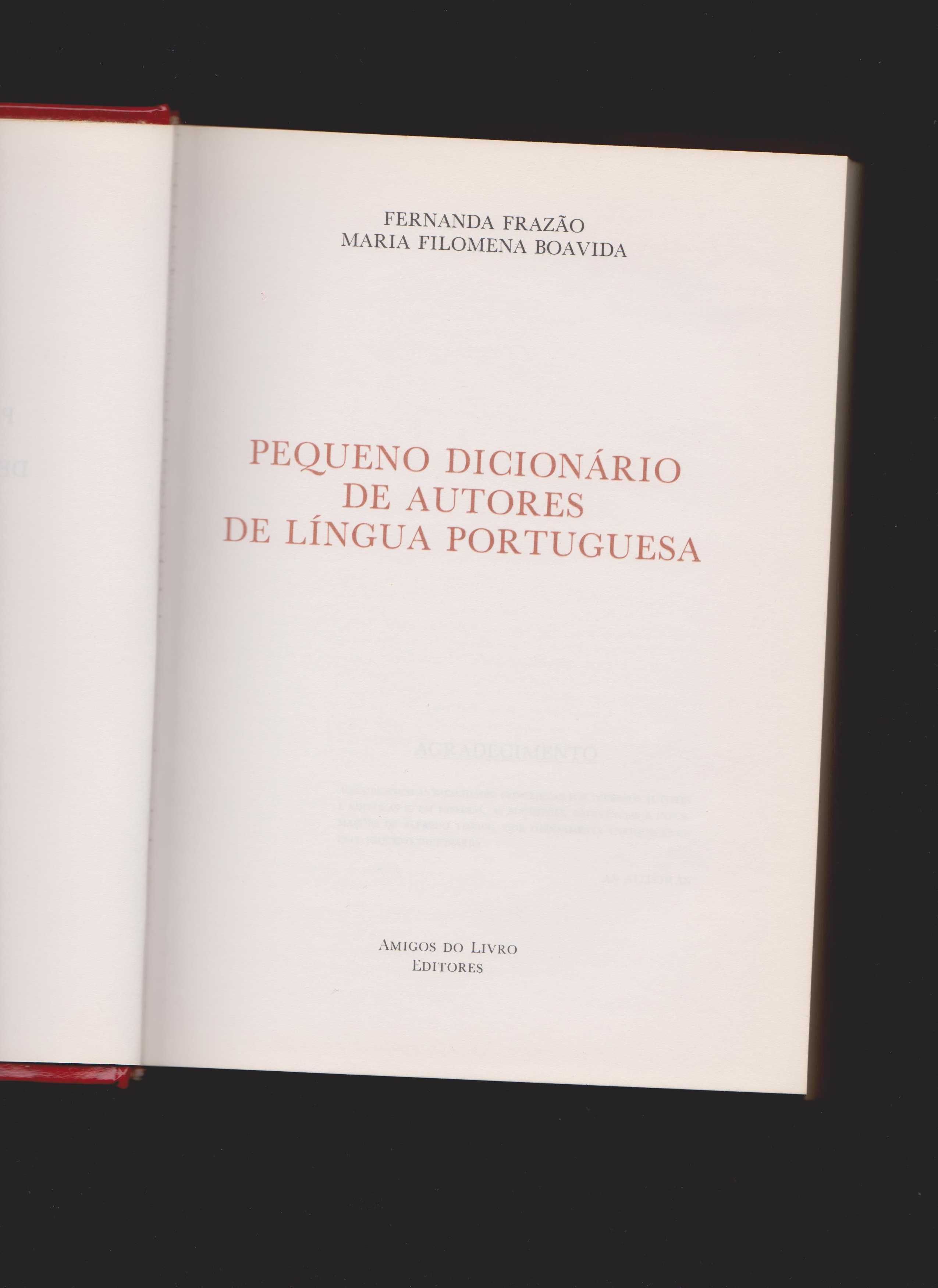 Pequeno Dicionário de Autores de Língua Portuguesa