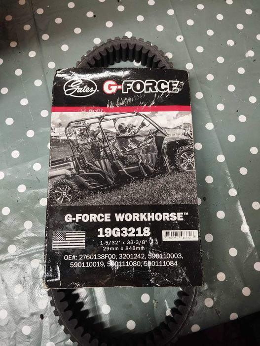 Pasek napędowy GATES G-FORCE  Kawasaki BRUTE FORCE 650