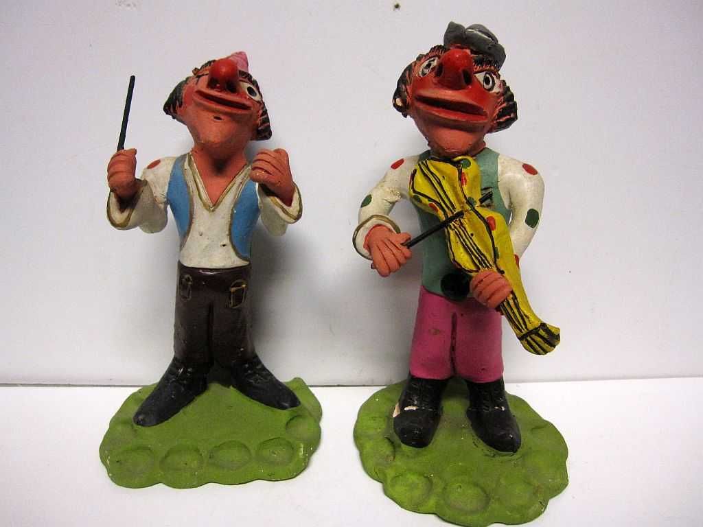 figuras em barro pintado - músicos - assinadas MISTÉRIO FILHO-20cm